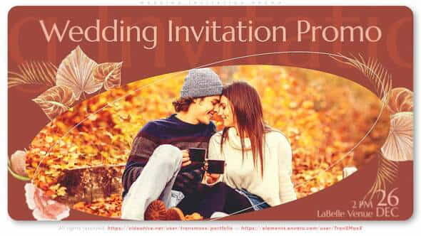 Wedding Invitation Promo - VideoHive 34189306