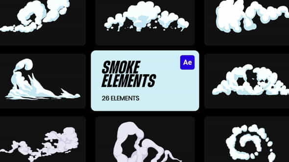 Smoke Cartoon VFX for After - VideoHive 36157772