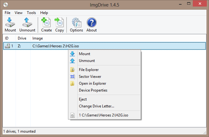 instal ImgDrive 2.0.5 free