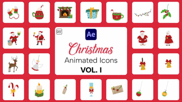Christmas Icons Vol. - VideoHive 41290510