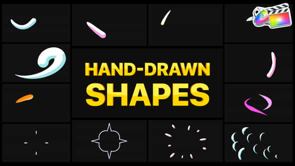 Hand-Drawn Shapes Pack - VideoHive 34784105