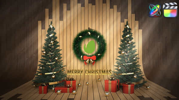 Christmas Studio Logo For Fcpx - VideoHive 49136016