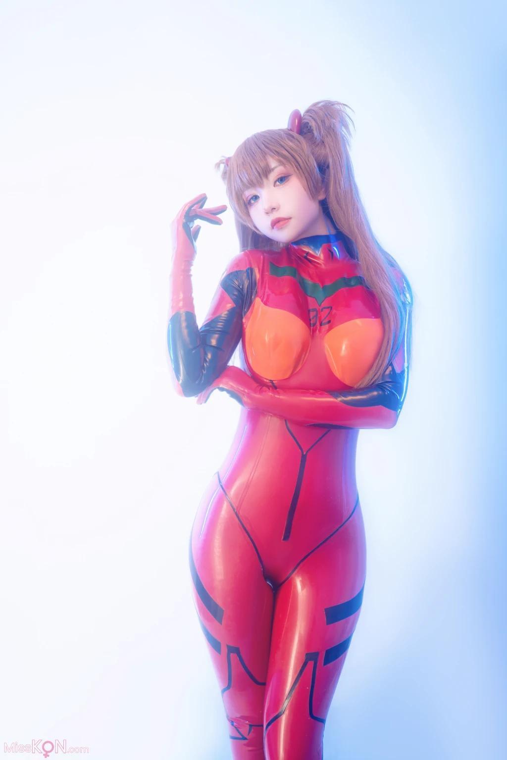 Coser@爆机少女喵小吉 (Nekokoyoshi): 明日香 人类补奸计划 (80 photos )(56)