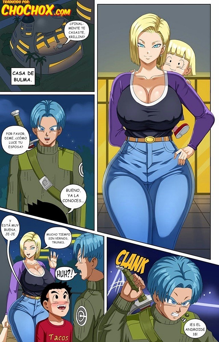 Android 18 and Trunks – PinkPawg - 0