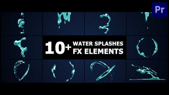 Water Splashes - VideoHive 46461192