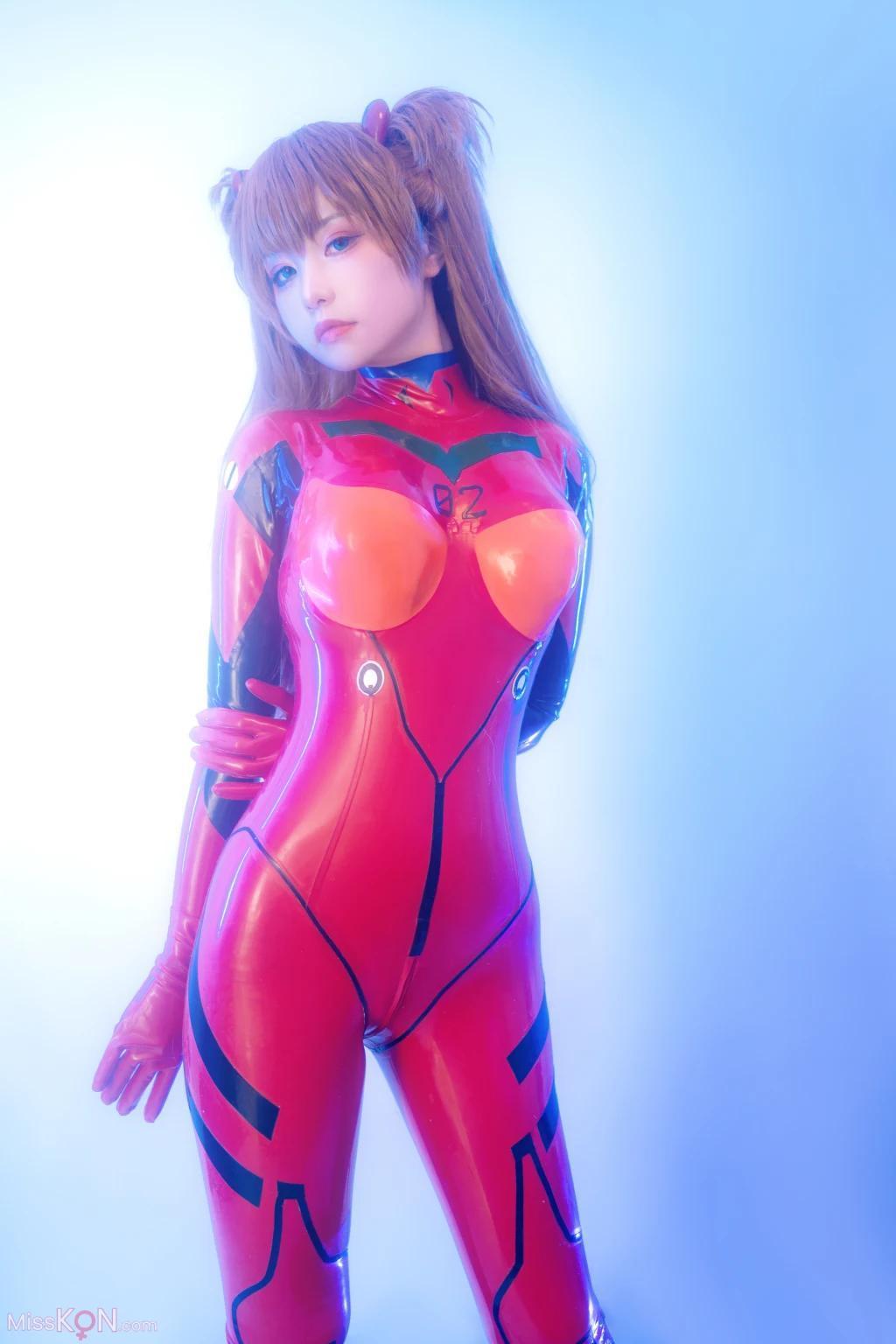 Coser@爆机少女喵小吉 (Nekokoyoshi): 明日香 人类补奸计划 (80 photos )(9)