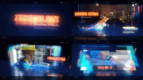 Technology Slideshow - VideoHive 53775331