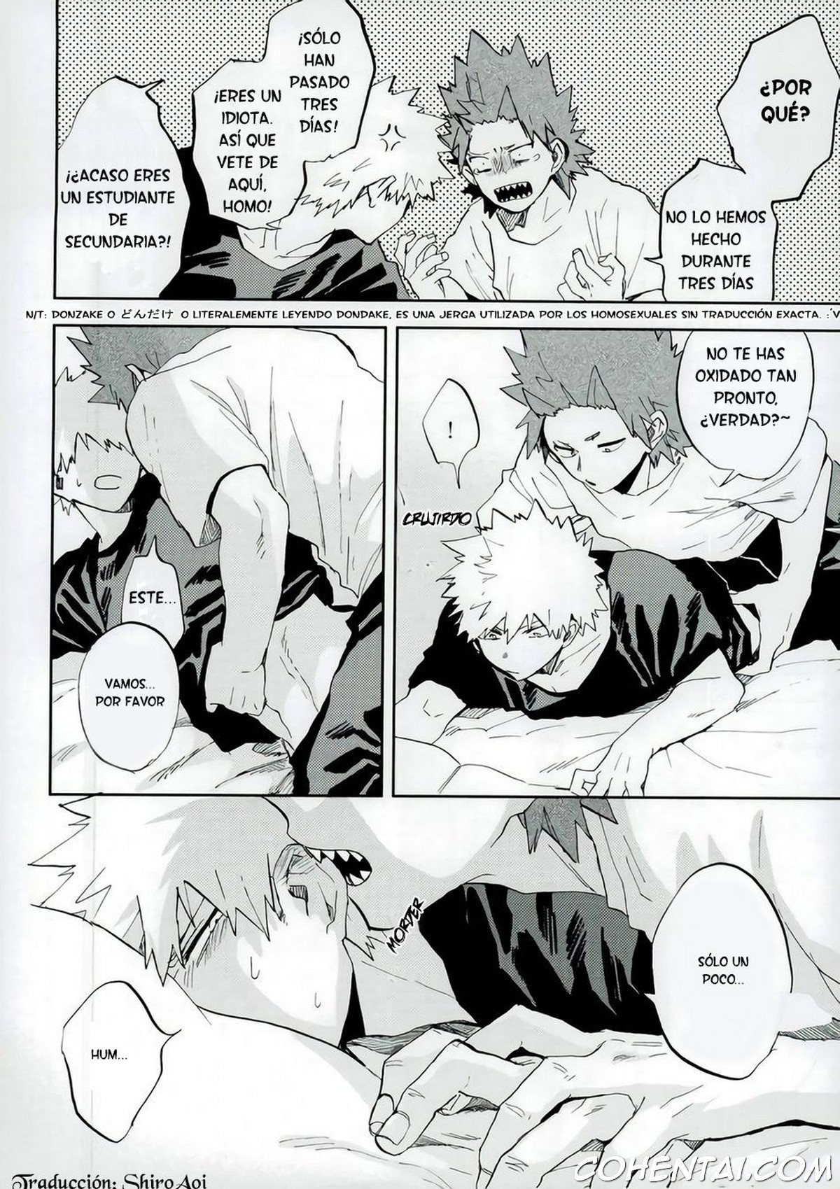 Kedamono yo Iradachi ni Tsume o Fukume (Boku no Hero Academia) xxx comics manga porno doujin hentai español sexo 