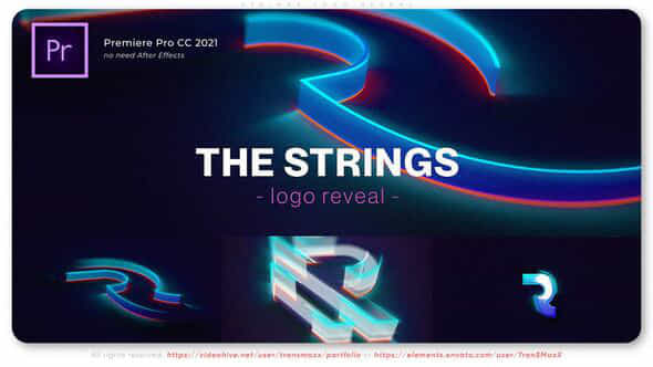 Strings Logo Reveal - VideoHive 52032831