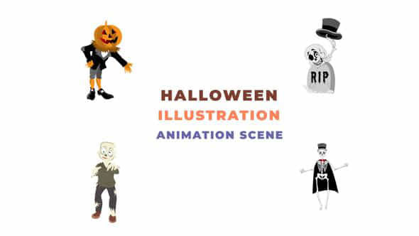 Halloween Ghost Character - VideoHive 42925289