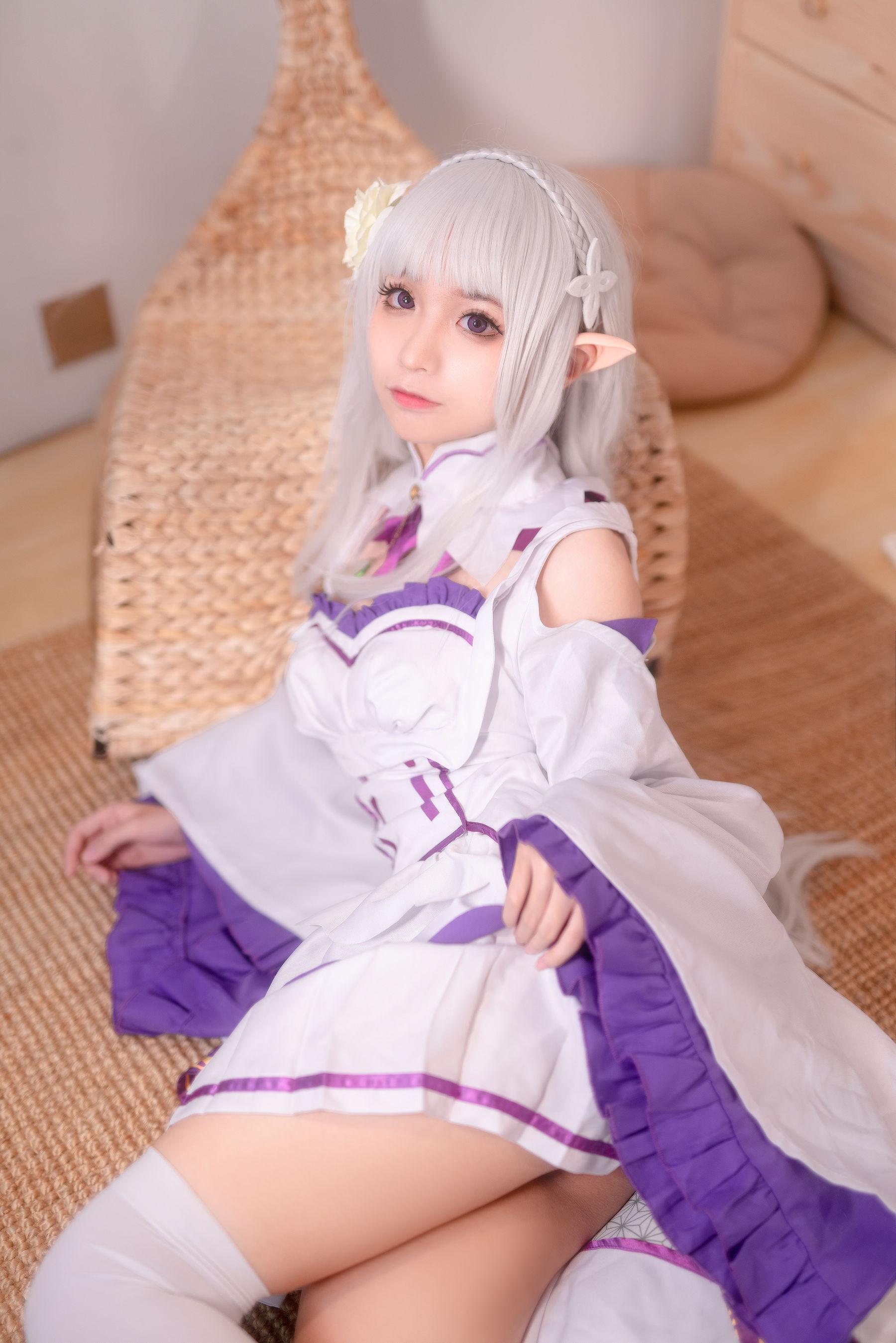 [美女Coser] 蠢沫沫 《艾米利亚》 写真集(13)