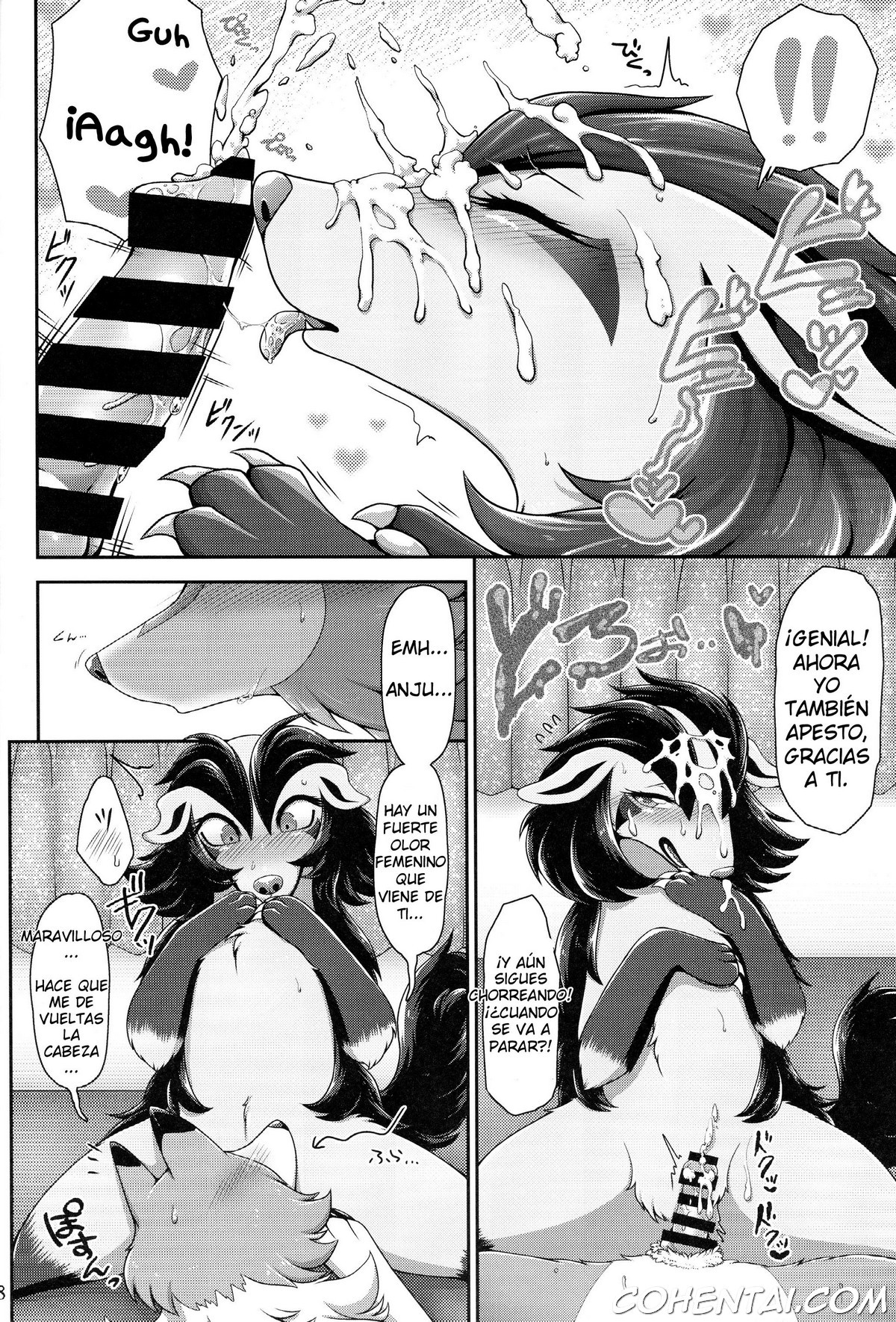 One-sided Love? (Pokémon) xxx comics manga porno doujin hentai español sexo Lycanroc Lycanroc Midday Form Mightyena Pokémon