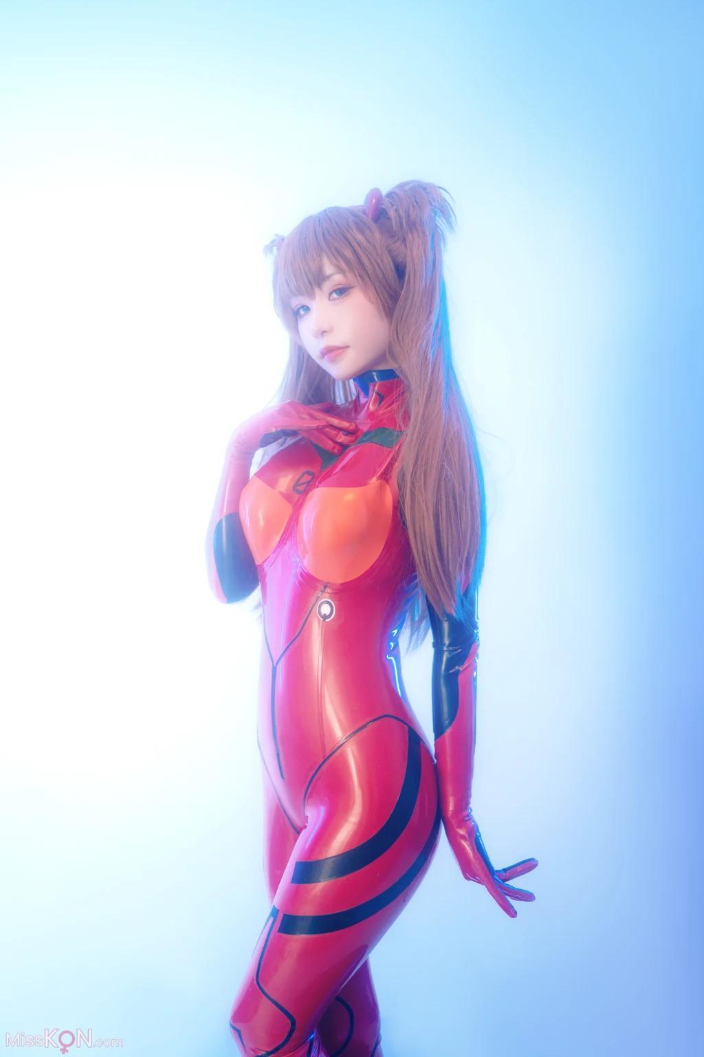 Coser@爆机少女喵小吉 (Nekokoyoshi): 明日香 人类补奸计划 (80 photos )(15)