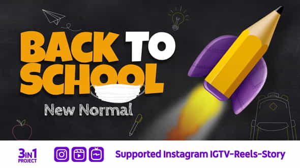 Back To School New Normal - VideoHive 28320764