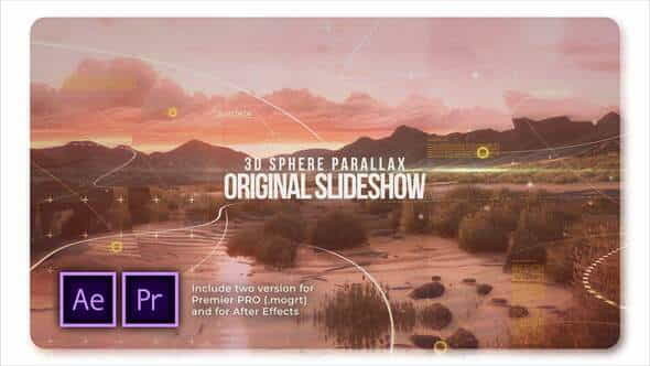 3D Sphere Original Parallax Slideshow - VideoHive 28155099