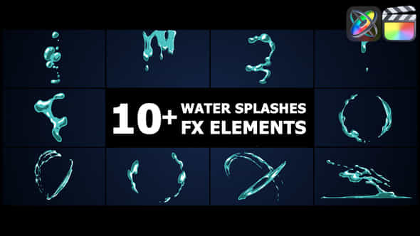 Water Splashes - VideoHive 46834664