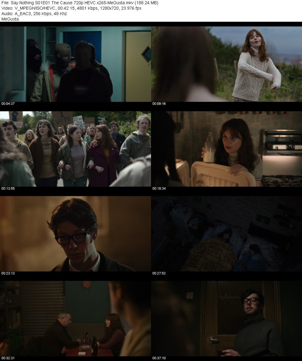 Say Nothing S01E01 The Cause 720p HEVC x265-MeGusta