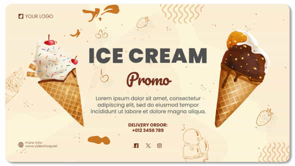 Ice Cream Promo - VideoHive 53197893