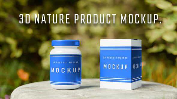 Nature Product Mockup - VideoHive 57642651