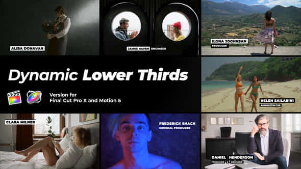 Dynamic Lower Thirds - VideoHive 46896147