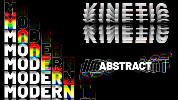 Modern Kinetic Titles - VideoHive 46618691