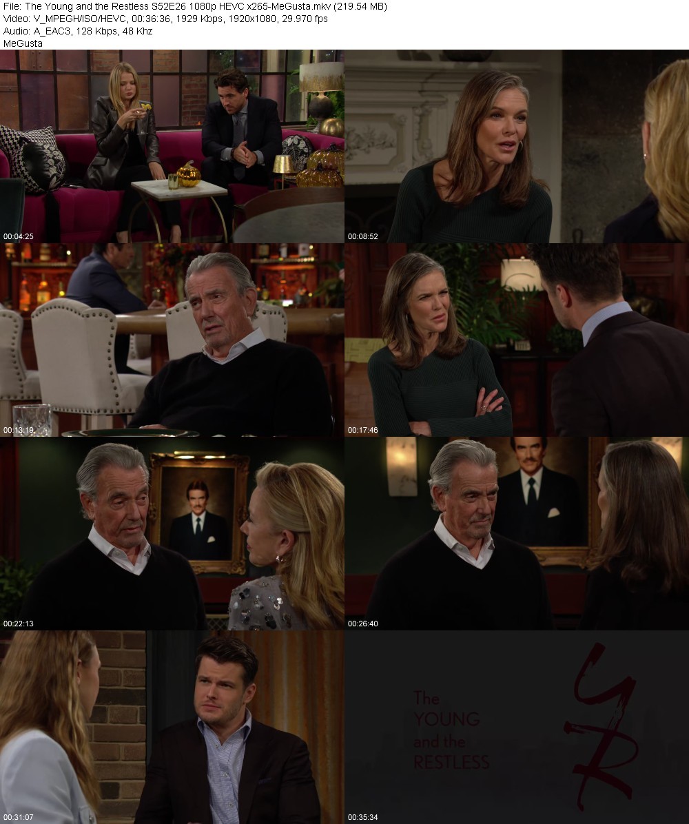 The Young and the Restless S52E26 1080p HEVC x265-MeGusta