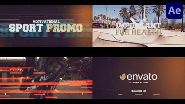 Sports Motivational Promo For After Effects - VideoHive 50463007