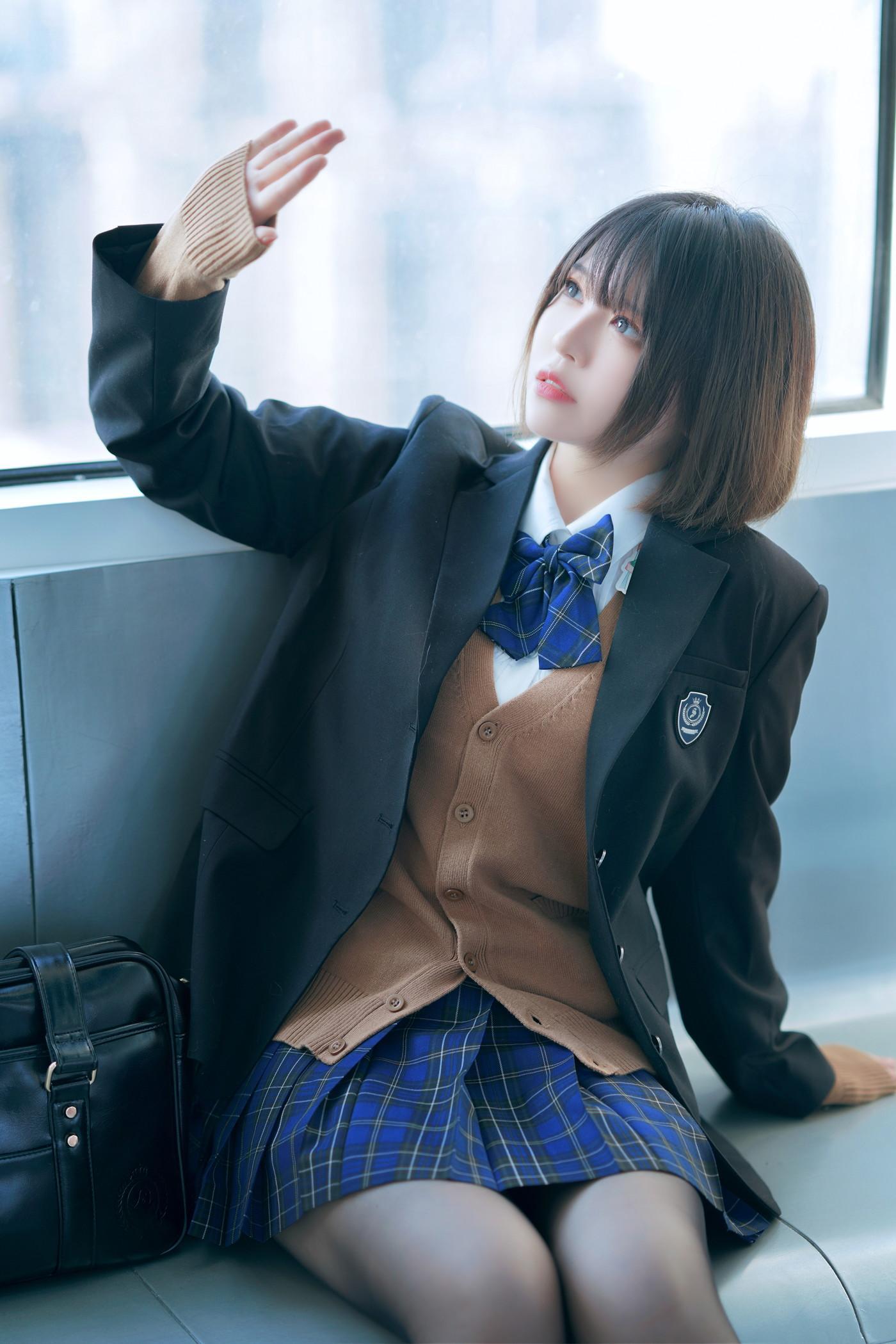 Cosplay 半半子Banbanko 彼女の制服(29)