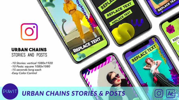 Urban Chains Stories - VideoHive 30591775