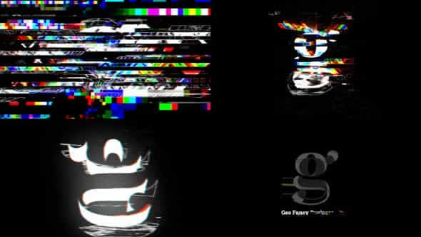 Glitch Logo - VideoHive 47530992