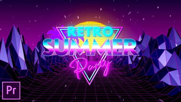 Retro Summer Party Opener - - VideoHive 24605502