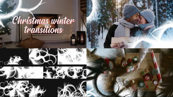 Christmas Winter Transitions for After - VideoHive 35036209