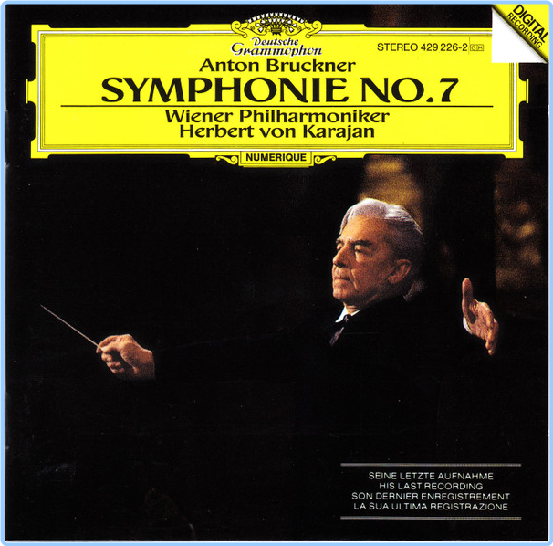 Bruckner Symphonie No 7 Wiener Philharmoniker, Herbert Von Karajan, His Last Performance I1510RLl_o