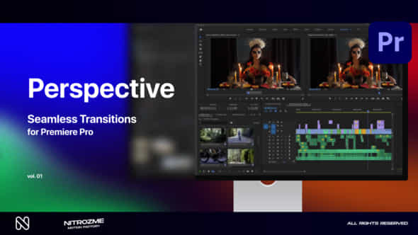 Perspective Transitions Vol 01 For Premiere Pro - VideoHive 49668420