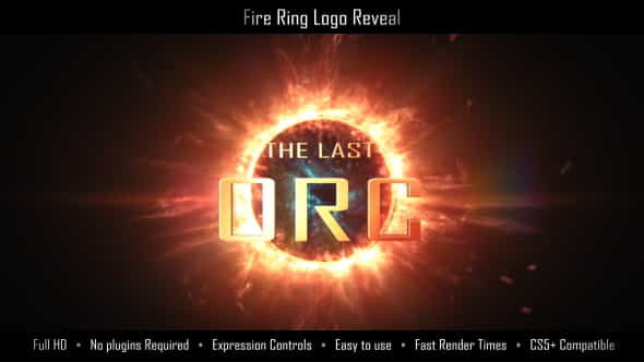 Fire Ring Logo Reveal - VideoHive 16869891