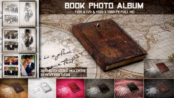 Book Photo Album - VideoHive 3371645