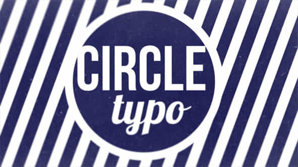 Circle Typo - VideoHive 4682006
