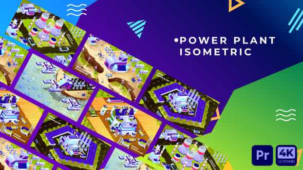 Power Plants Isometric - VideoHive 34932851