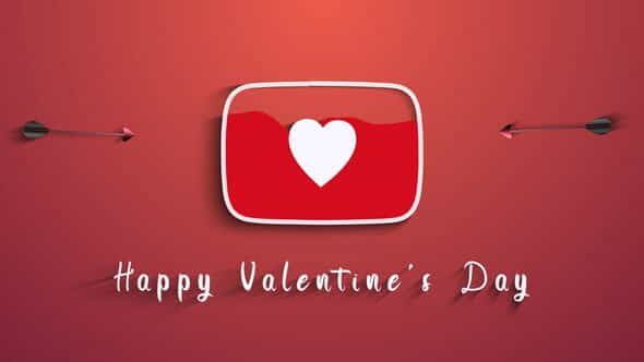 Valentines Day (Youtube Logo) - VideoHive 25575812