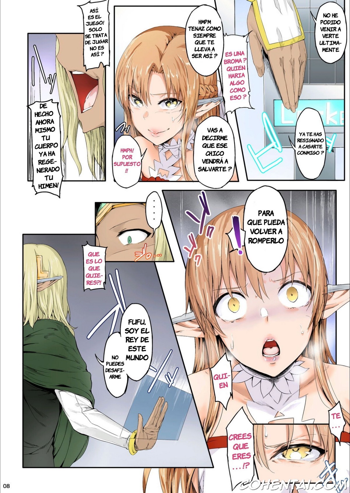 Asunama (Sword Art Online) xxx comics manga porno doujin hentai español sexo Asuna Yuuki Sword Art Online