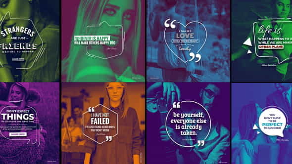 20 Qoutes Titles Instagram Pack - VideoHive 29331548