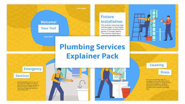 Plumbing Services Explainer - VideoHive 45163698