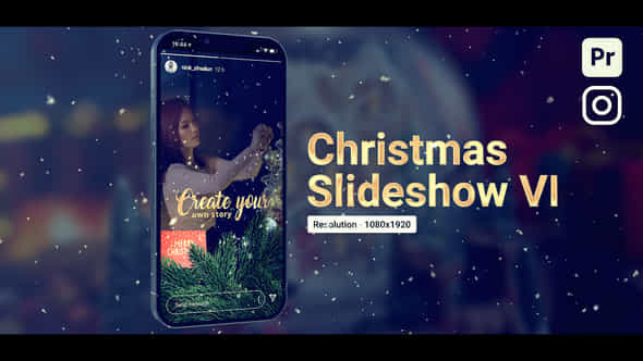 Christmas Slideshow Vi Vertical - VideoHive 49854913