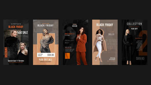 Black Friday Fashion Sale - VideoHive 54049571