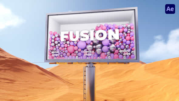 Desert Billboards Titles - VideoHive 54586265