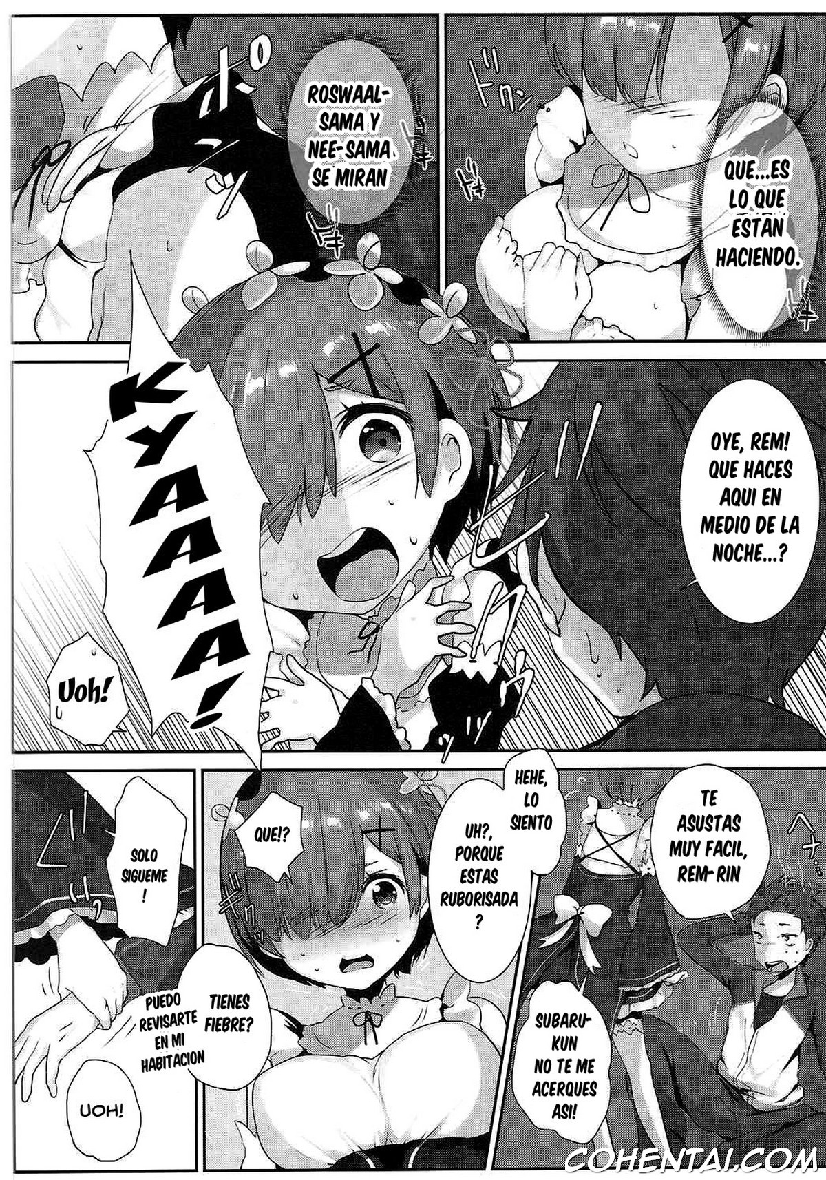 Rem no Ecchi na Nayami o Kaiketsu shitekudasai (Re:Zero kara Hajimeru Isekai Seikatsu) xxx comics manga porno doujin hentai español sexo 