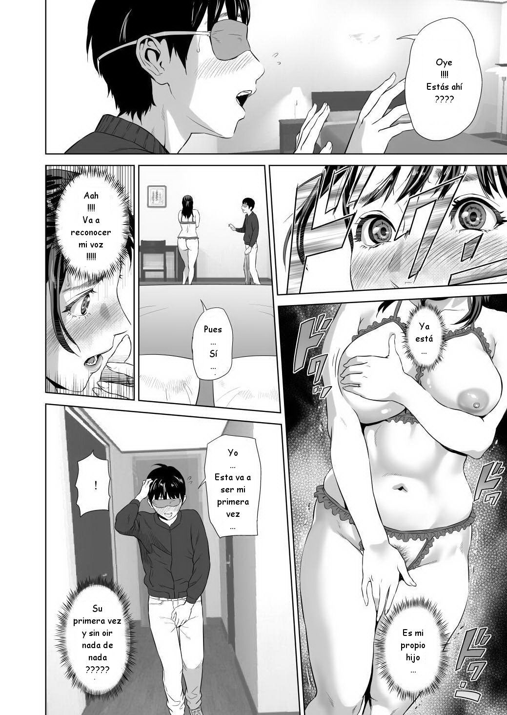 [Hyji] Kinjo Yuuwaku Mama Hen Joshou + Zenpen  La tentación en casa (Mamá. Prólogo) [Spanish] [joselillo]