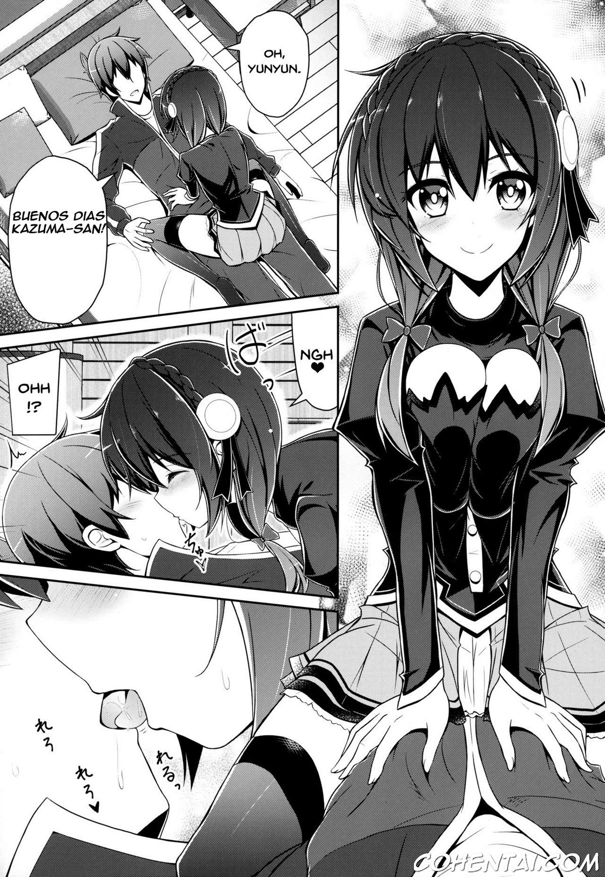 Yunyunyunyun shiyou! (Kono Subarashii Sekai ni Syukufuku o!) xxx comics manga porno doujin hentai español sexo Kazuma Satou Kono Subarashii Sekai ni Syukufuku o! Yunyun