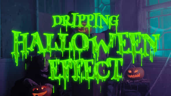 Dripping Halloween Effect - VideoHive 48268713