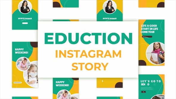 Education Instagram Story Pack - VideoHive 34435748